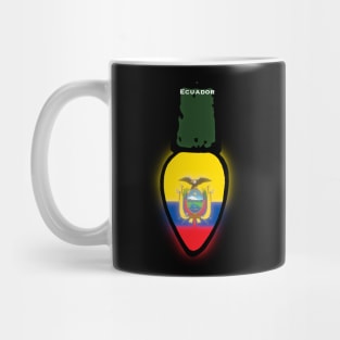 Ecuador Flag Christmas Light Mug